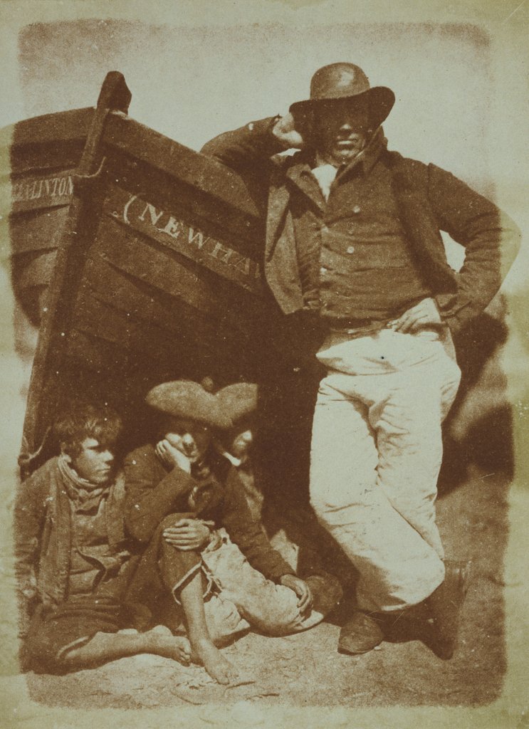 Detail of A Newhaven Fisherman and Boys by David Octavius Hill and Robert Adamson