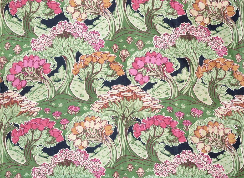 Detail of Furnishing fabric by Unknown
