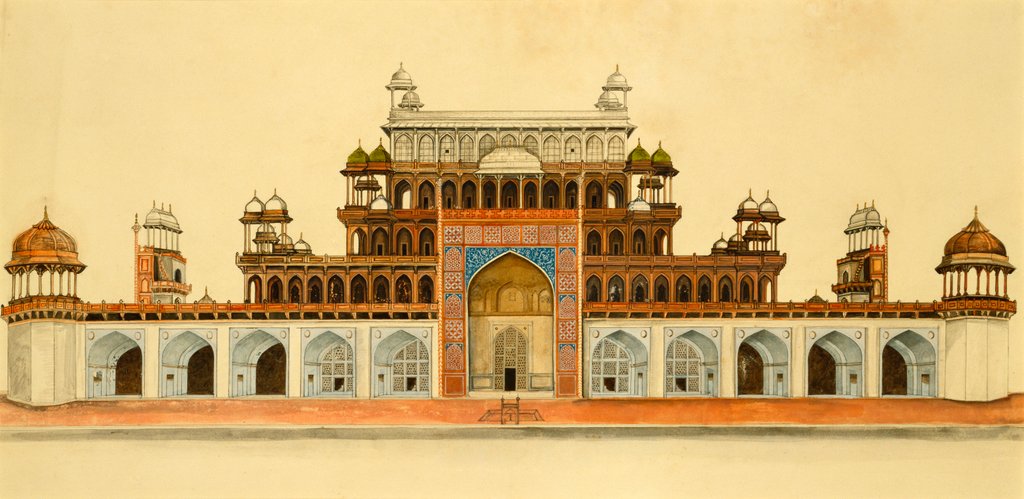 Detail of Tomb of the Emperor Akbar at Sikandra by Unknown