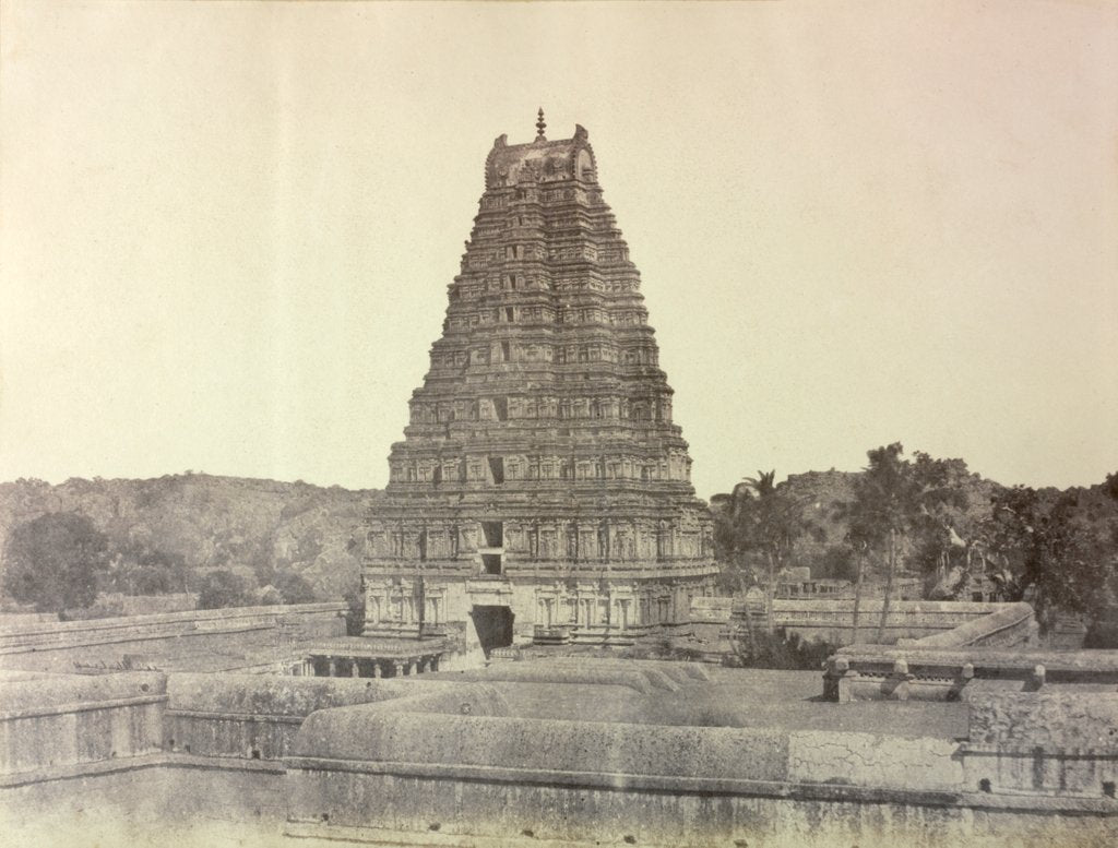 Detail of Temple at Humpee by William Henry Pigou