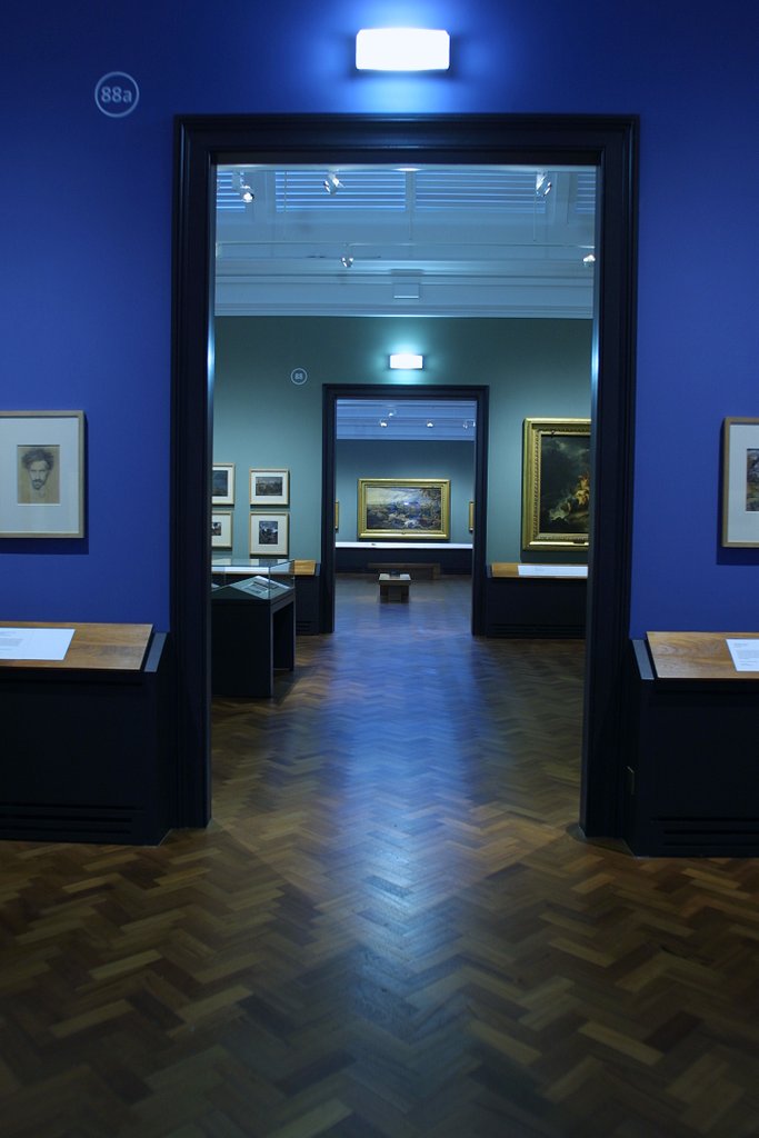 Detail of Paintings Gallery at the V&A Museum by V&A Photography Stuido