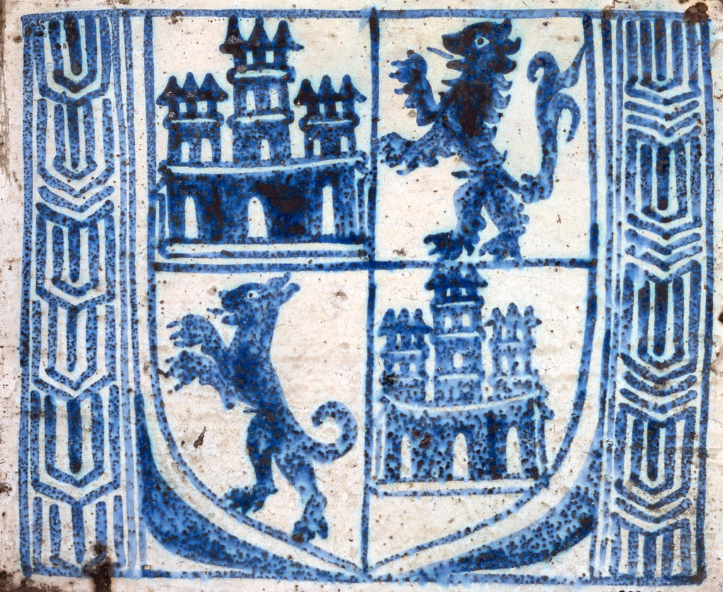 Detail of Tile. Spain, 17th century by Unknown