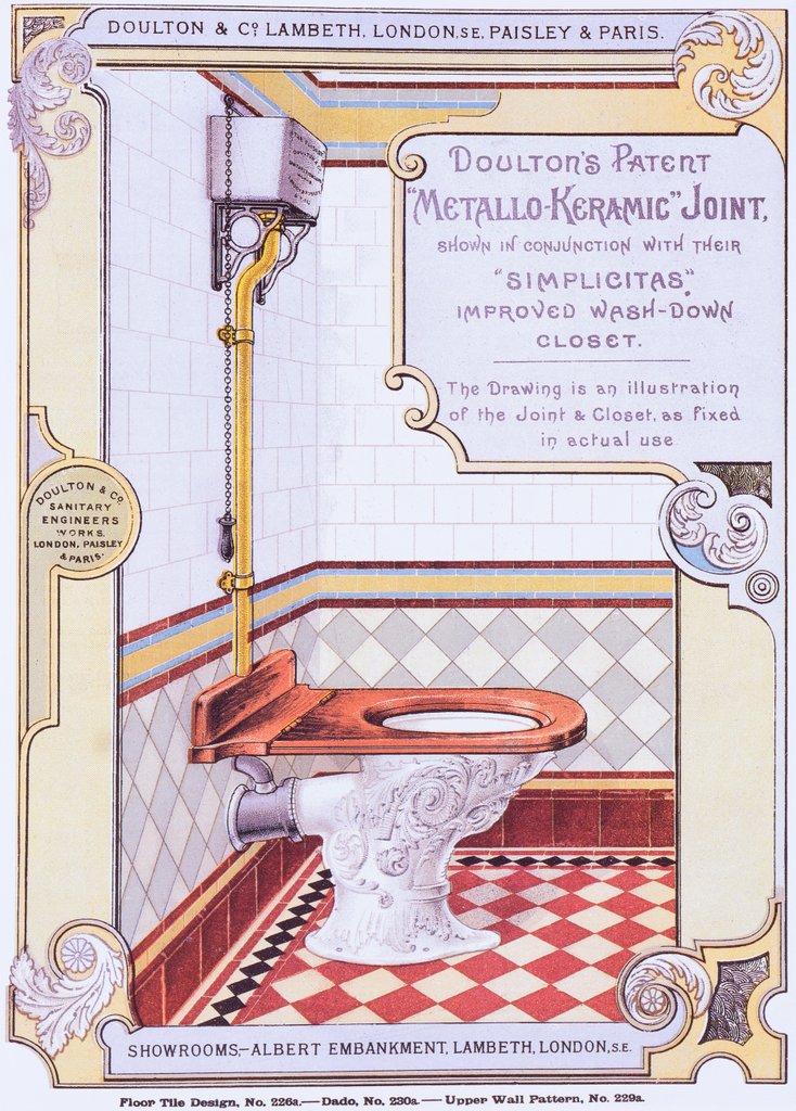 Detail of Victorian Bathroom Catalogue. London, England, late 19th century by Unknown