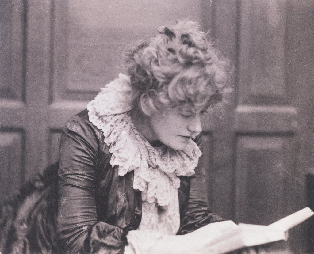 Detail of Ellen Terry by Frederick Hollyer