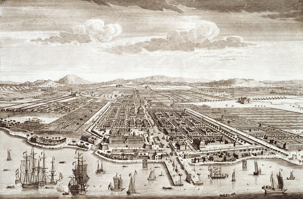 Detail of The City of Batavia in the Island of Java and Capital of all the Dutch factories & settlements in the East Indies by Unknown