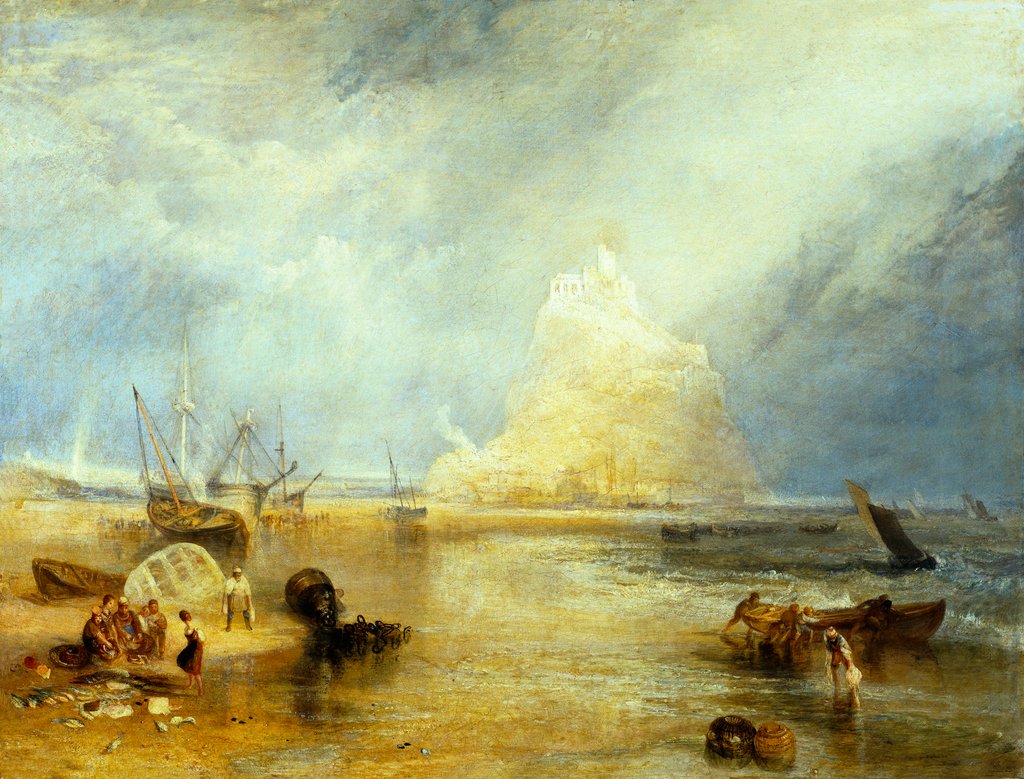 Detail of St. Michael's Mount by Joseph Mallord William Turner