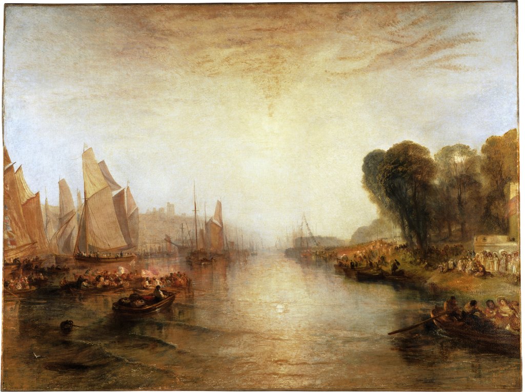 Detail of East Cowes Castle by Joseph Mallord William Turner