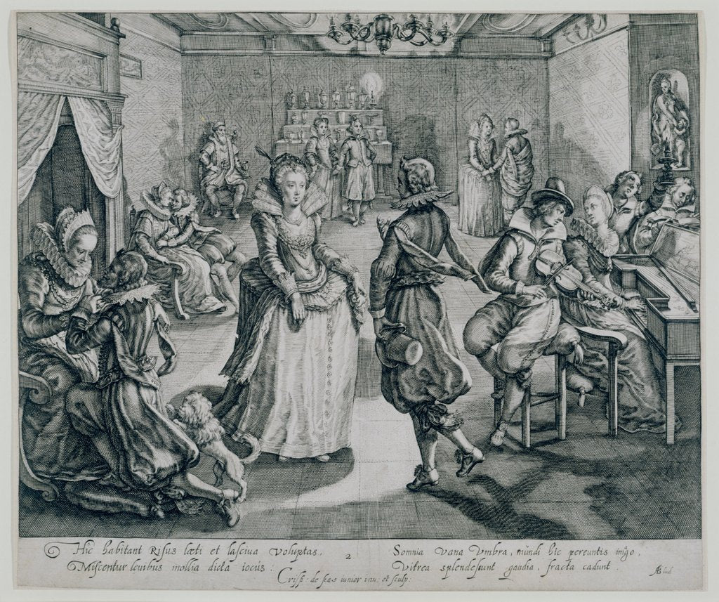 Detail of A Feast in the House of the Rich Man by Crispijn de Passe