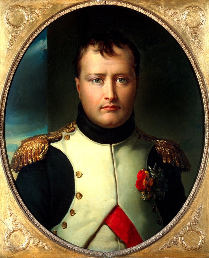 Detail of Napoleon Bonaparte by Francois-Pascal-Simon Gerard