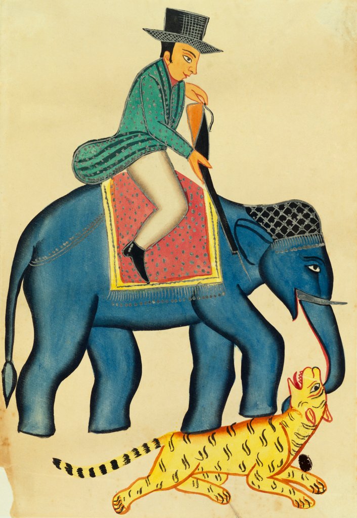 Detail of An Englishman on an Elephant by Unknown