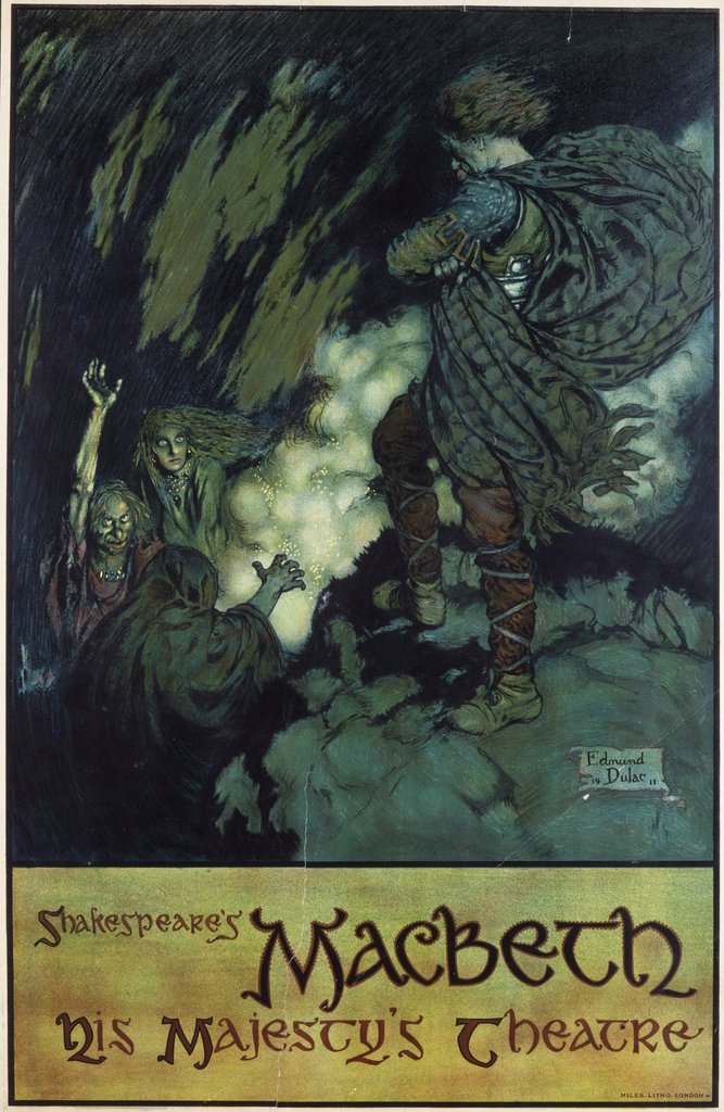 Detail of Macbeth by Edmund Dulac