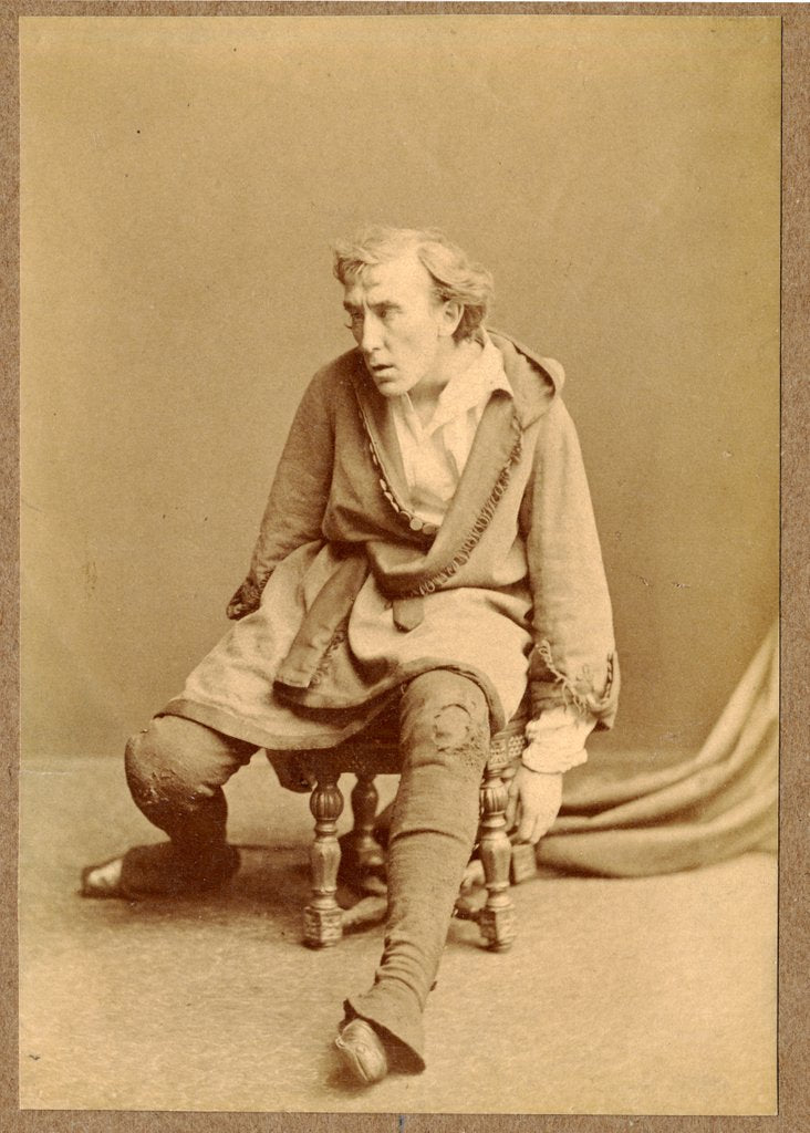 Detail of Henry Irving in Leopold Lewis's The Bells at the Lyceum Theatre by Unknown