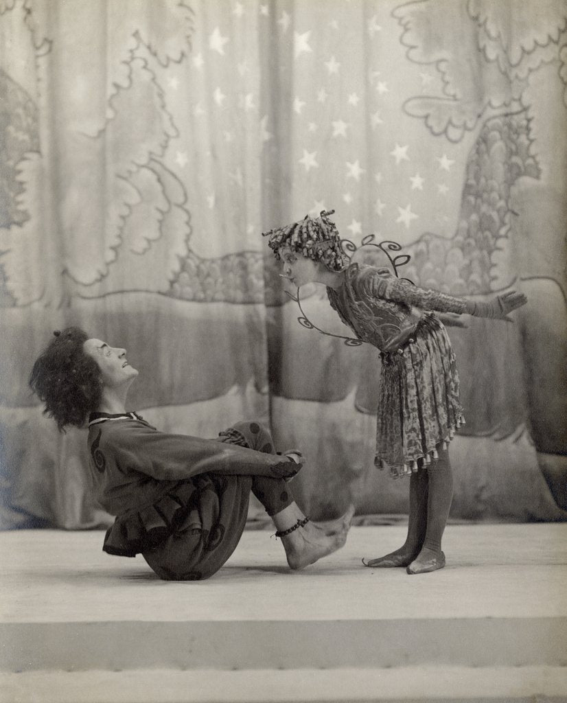 Detail of George Burrows and Donald Calthrop in William Shakespeare's A Midsummer Night's Dream at The Savoy by Unknown