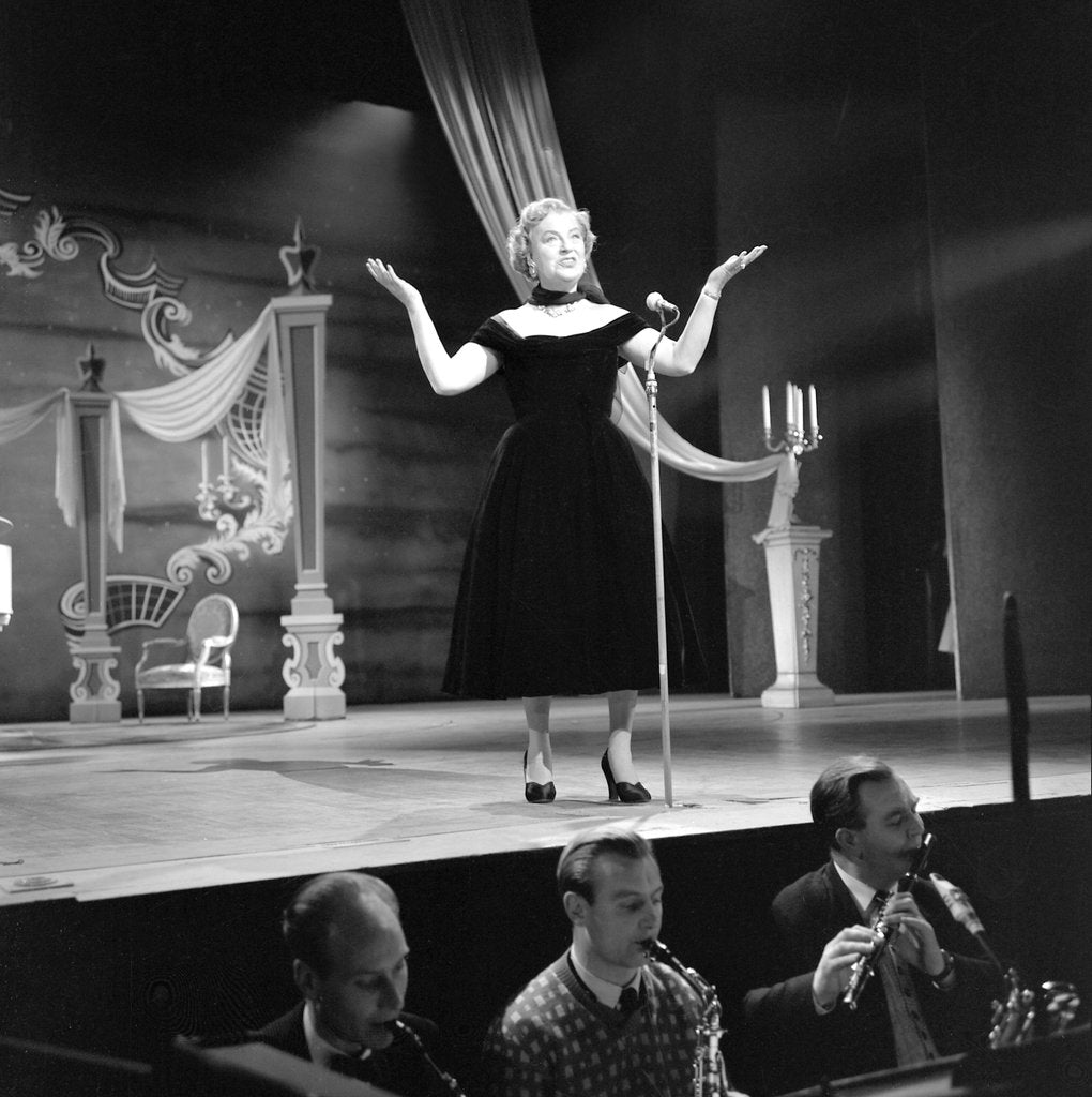 Detail of Gracie Fields at the London Palladium by Harry Hammond