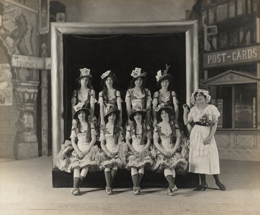 Detail of The Postcards by Ellis and Walery