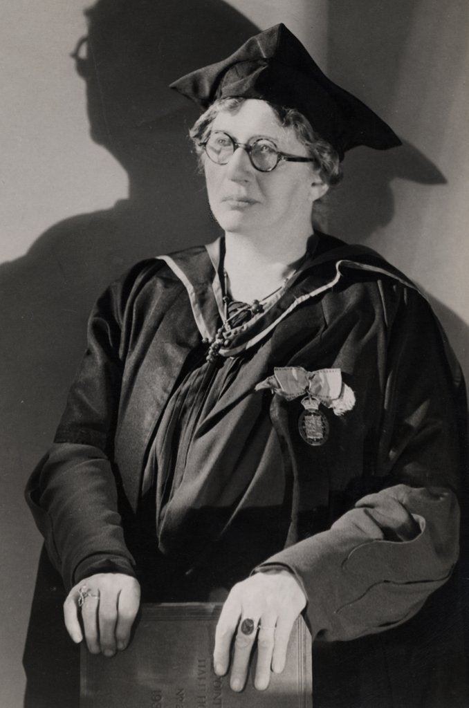 Detail of Lilian Baylis by Gordon Anthony