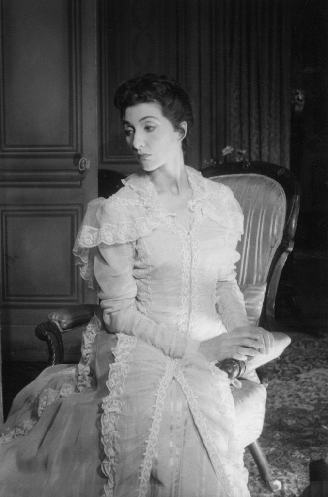 Detail of June Brown in Henrik Ibsen's Hedda Gabler at the Birmingham Repertory Theatre by Lisel Haas