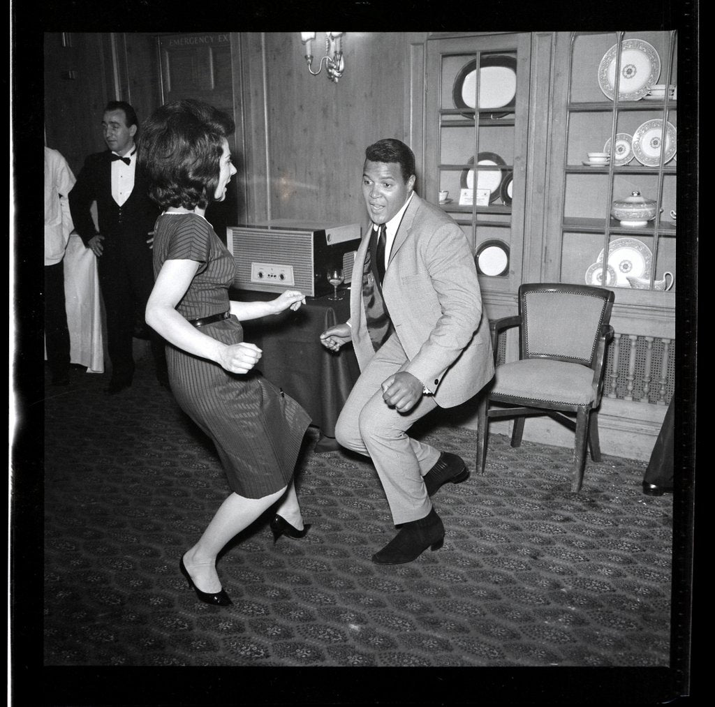 Detail of Chubby Checker doing the Twist by Harry Hammond