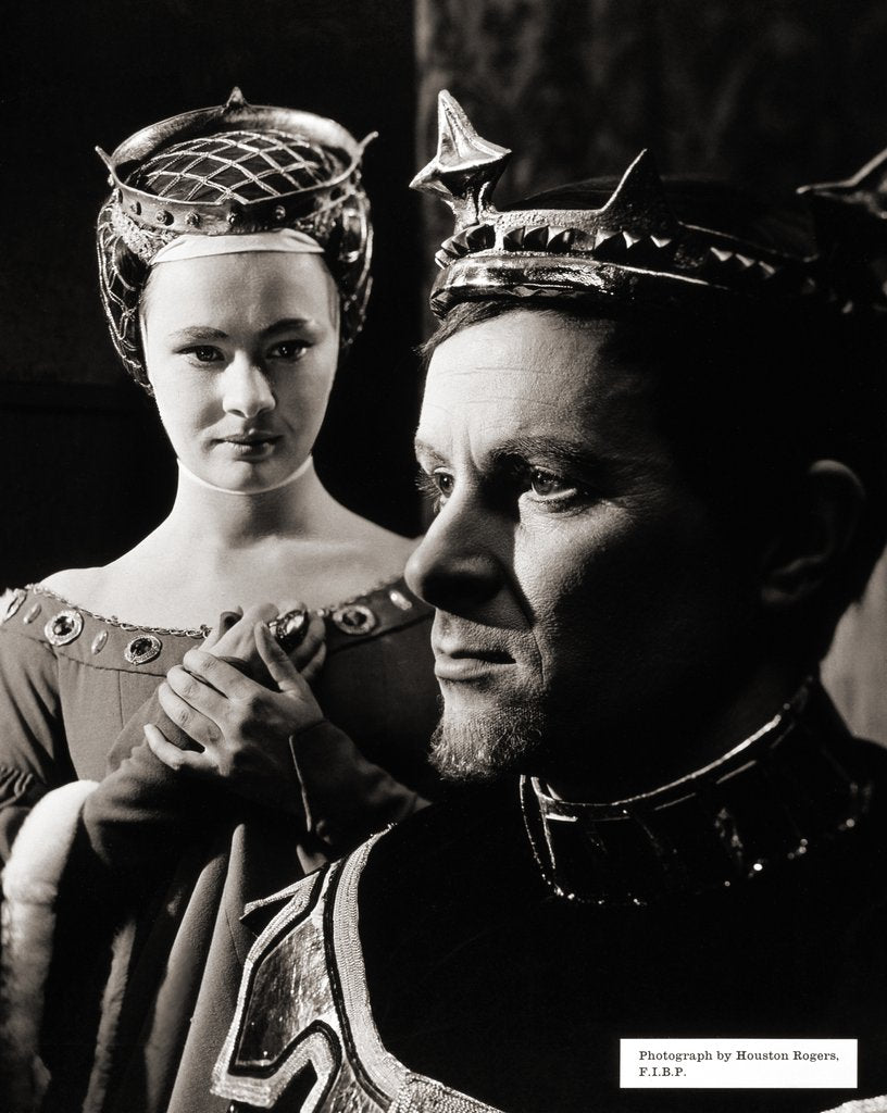 Detail of Judi Dench and Alec McCowen in William Shakespeare's Richard II at the Old Vic Theatre by Houston Rogers
