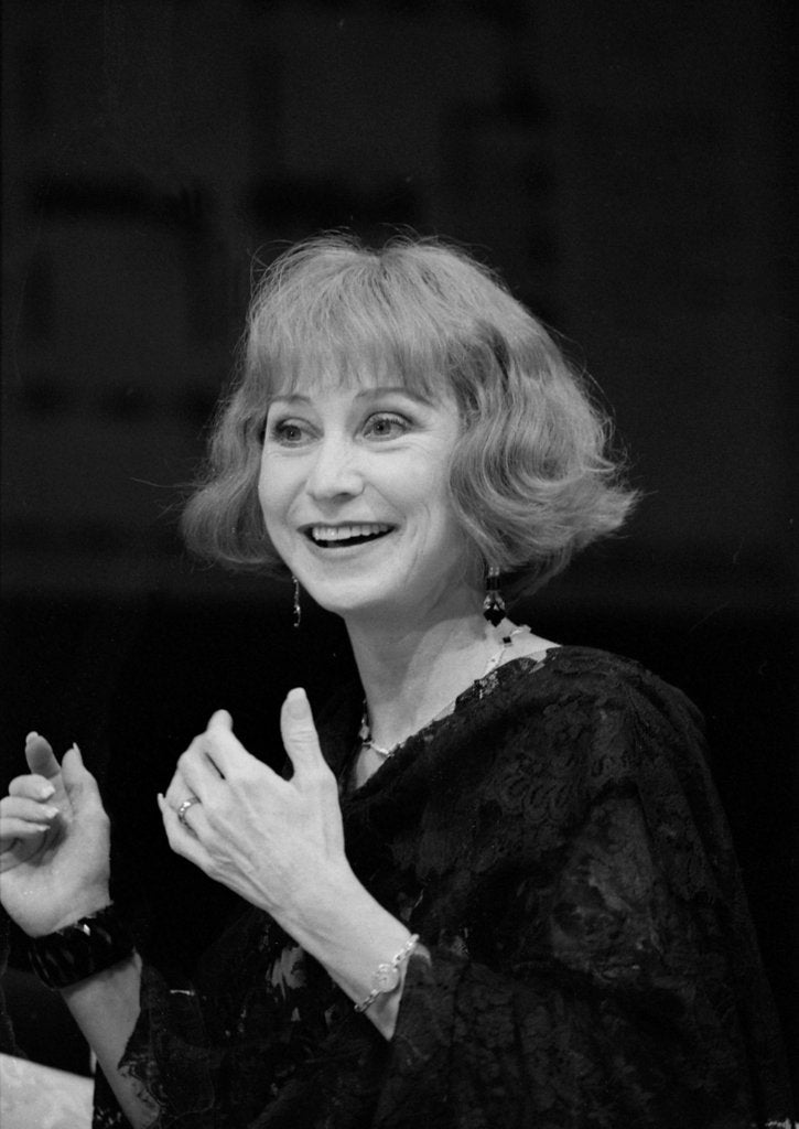 Detail of Felicity Kendal in Waste by Graham Brandon