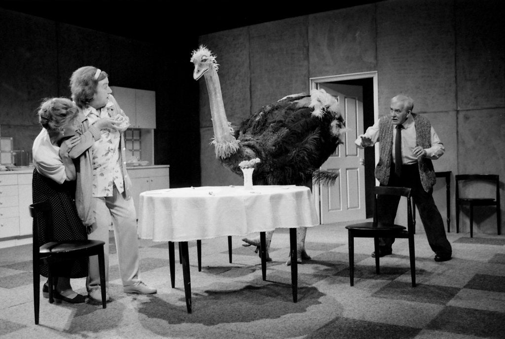 Detail of Caryl Churchill's Blue Heart at the Royal Court Theatre by Graham Brandon