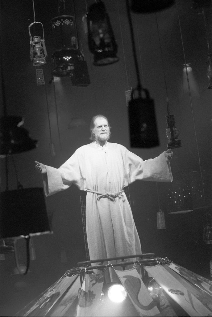 Detail of David Bradley in The Mysteries at the Royal National Theatre by Graham Brandon