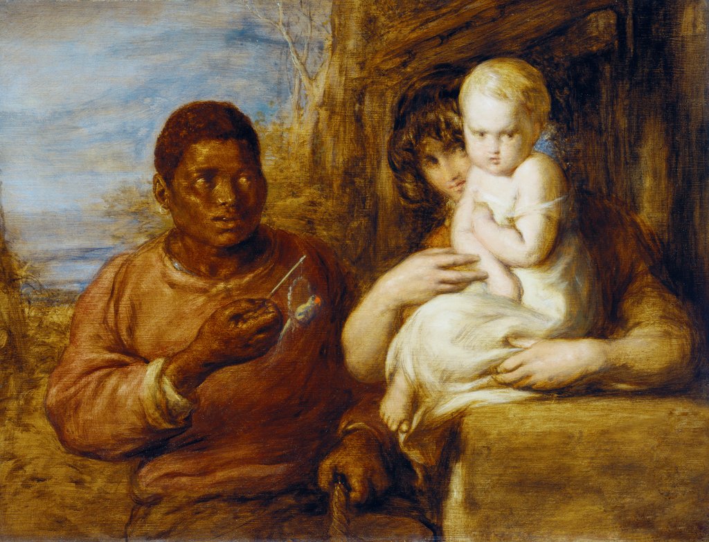 Detail of The Toy Seller by William Mulready