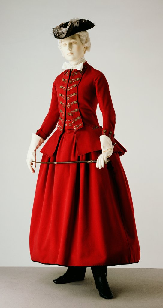 Detail of Riding habit. United Kingdom, 1770-75 by Unknown