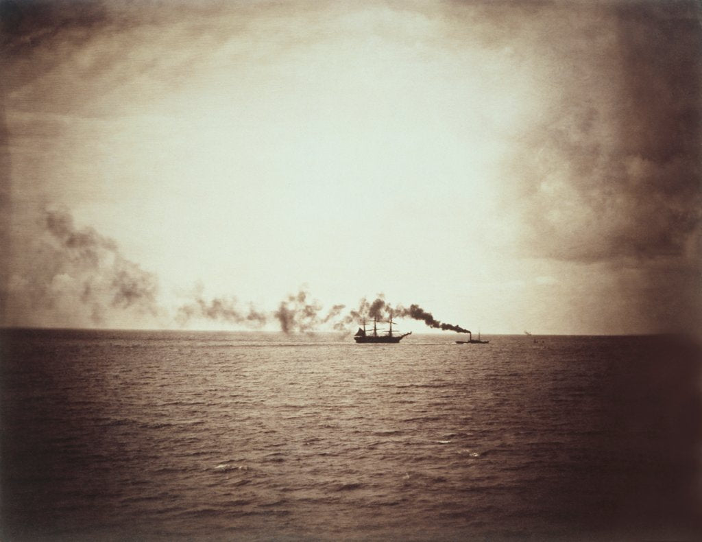 Detail of The Tugboat by Gustave Le Gray