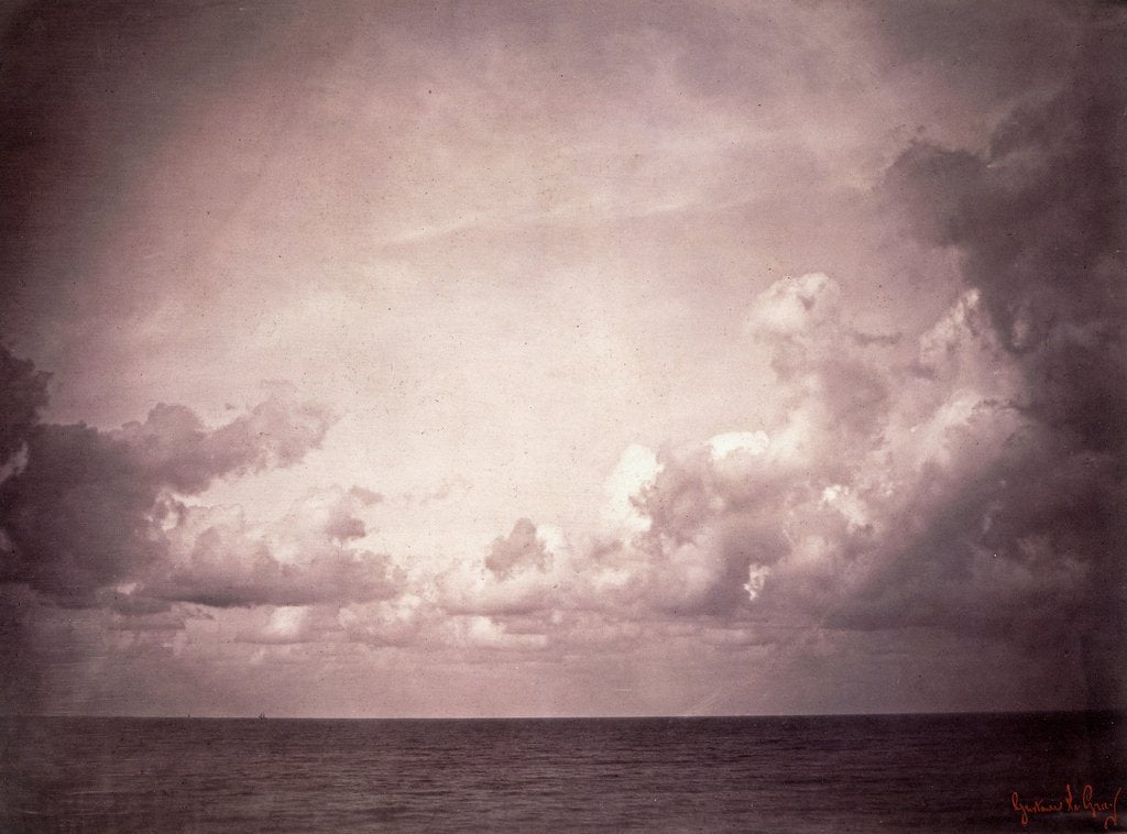 Detail of Vue de mer, Ciel Nuageu by Gustave Le Gray