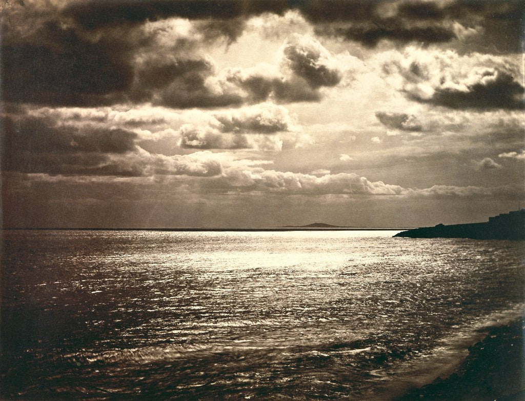 Detail of Seascape at Sete: A Cloud Study by Gustave Le Gray