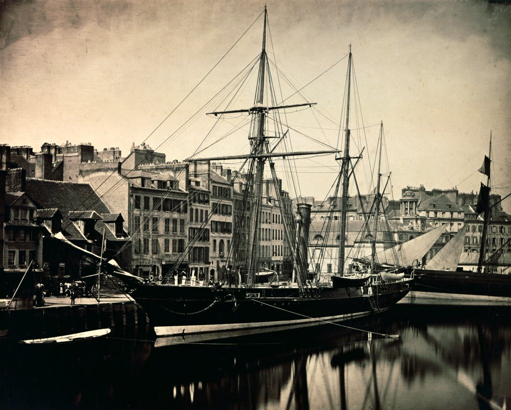 Detail of Imperial Yacht La Reine Hortense by Gustave Le Gray