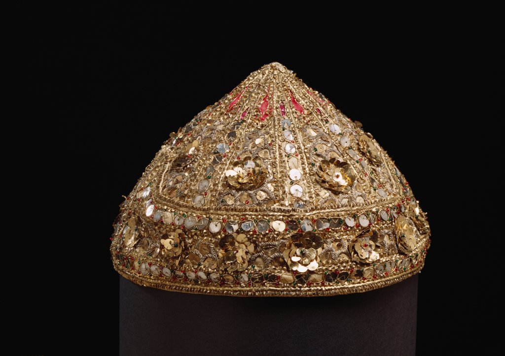 Detail of Hat. Hyderabad, India, mid-19th century by Unknown