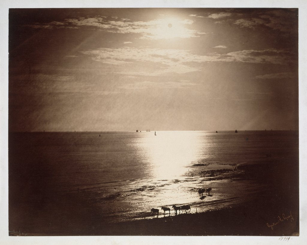 Detail of The Sun at its Zenith by Gustave Le Gray