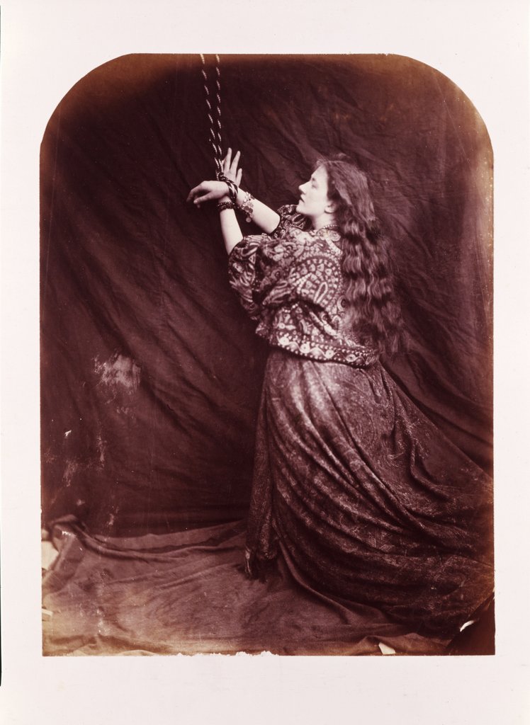 Detail of Kate Terry by Lewis Carroll