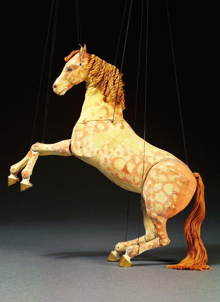 Detail of Horse Marionette. England, mid-20th century by Unknown