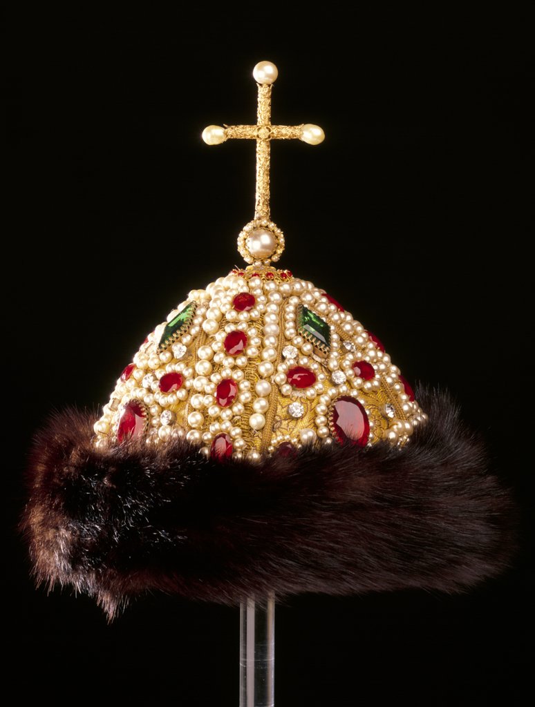 Detail of Crown worn by Boris Christoff in the title rôle in Mussorgsky's opera Boris Godunov. Russia, c.1960-1970 by Unknown