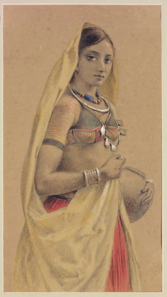 Detail of Bengali Woman by Frederick William Alexander De Fabeck
