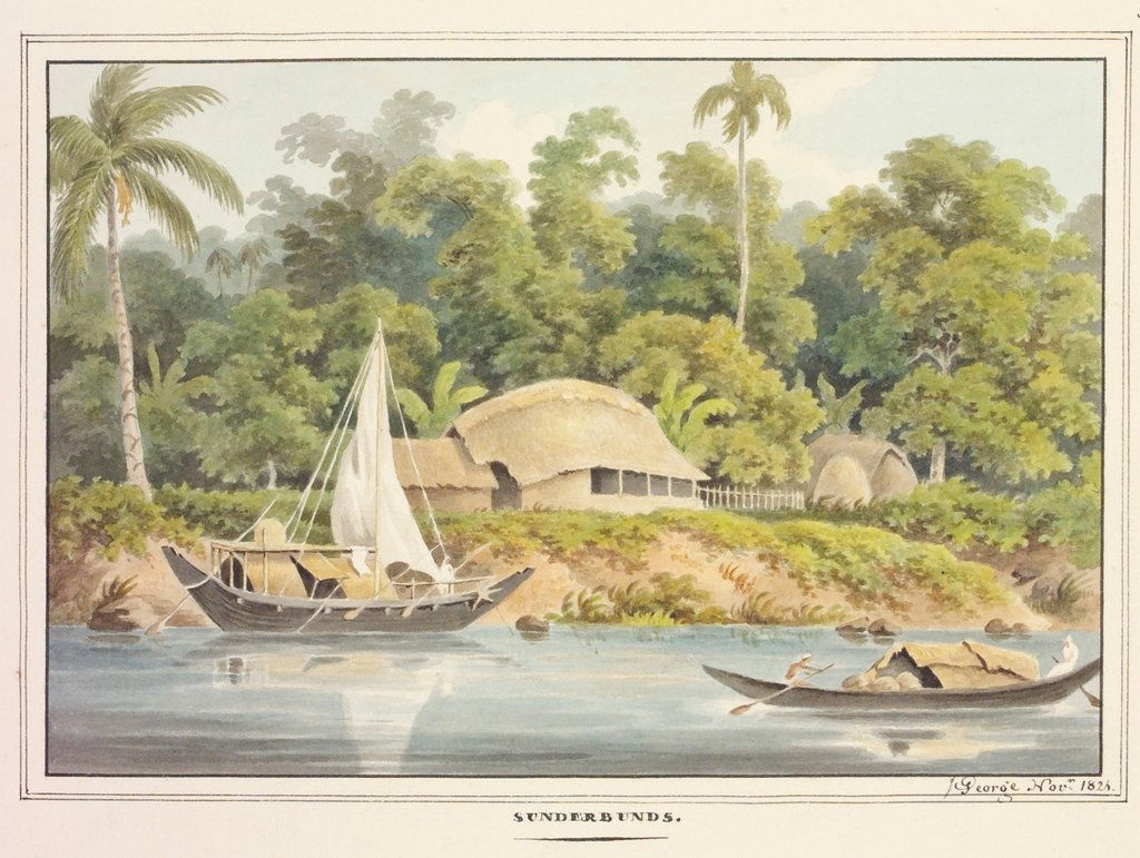 Detail of Indian Scenery by James George