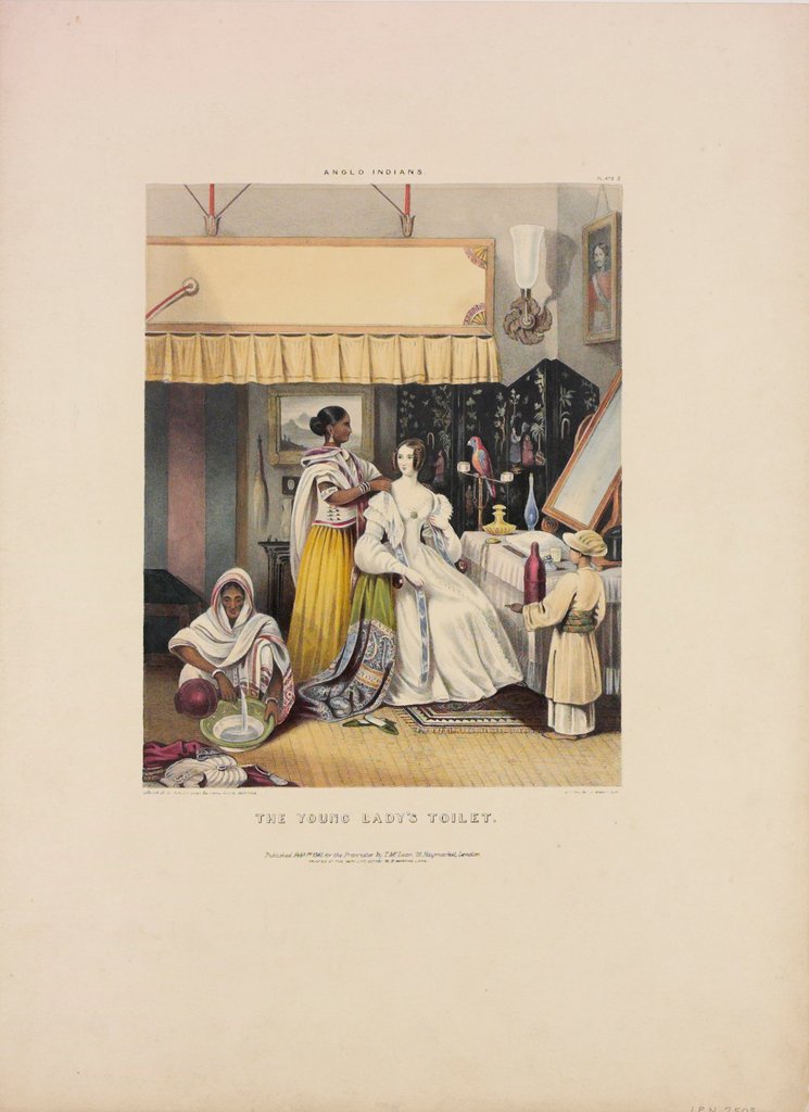 Detail of The Young Lady's Toilet by W. Tayler