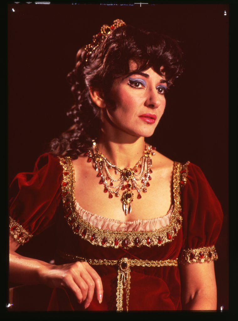 Detail of Maria Callas in PucciniÆs opera Tosca at Covent Garden by Houston Rogers