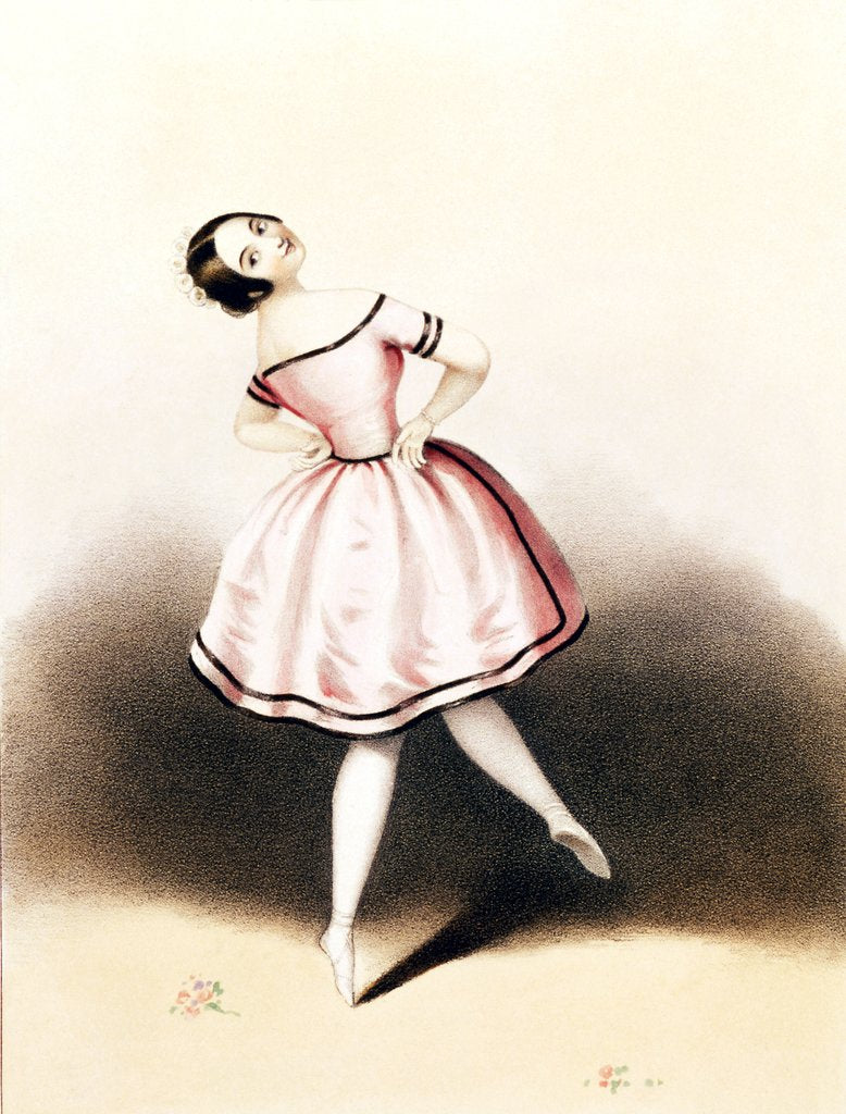 Detail of Clara Webster as Agnes in The Beauty of Ghent by Francois Louis Lanfant