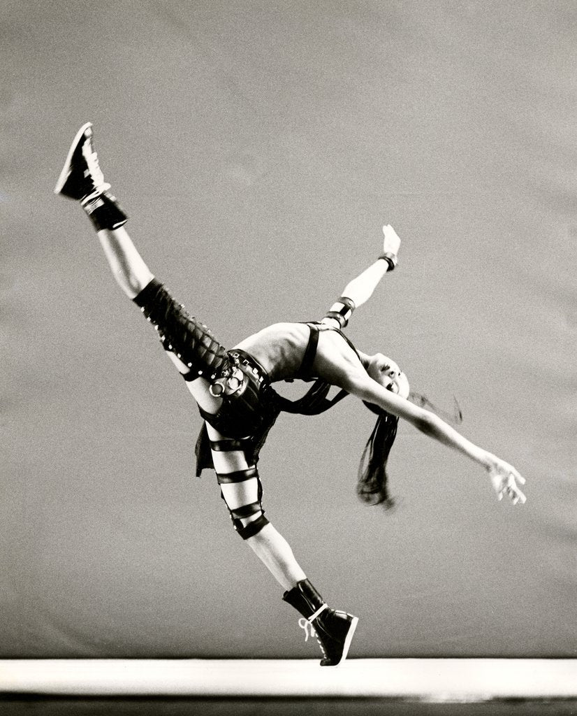 Detail of Tom Jobe's Rite Electrik at London Contemporary Dance Theatre by Anthony Crickmay