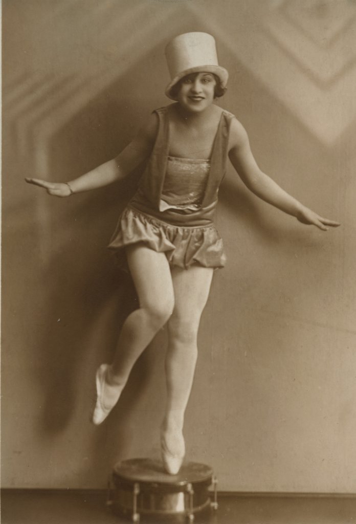 Detail of Elsie's Step Toe Dancing on a Snare Drum by Anonymous