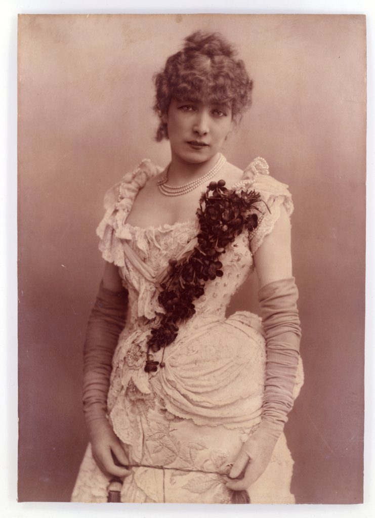 Detail of Sarah Bernhardt by Felix Nadar