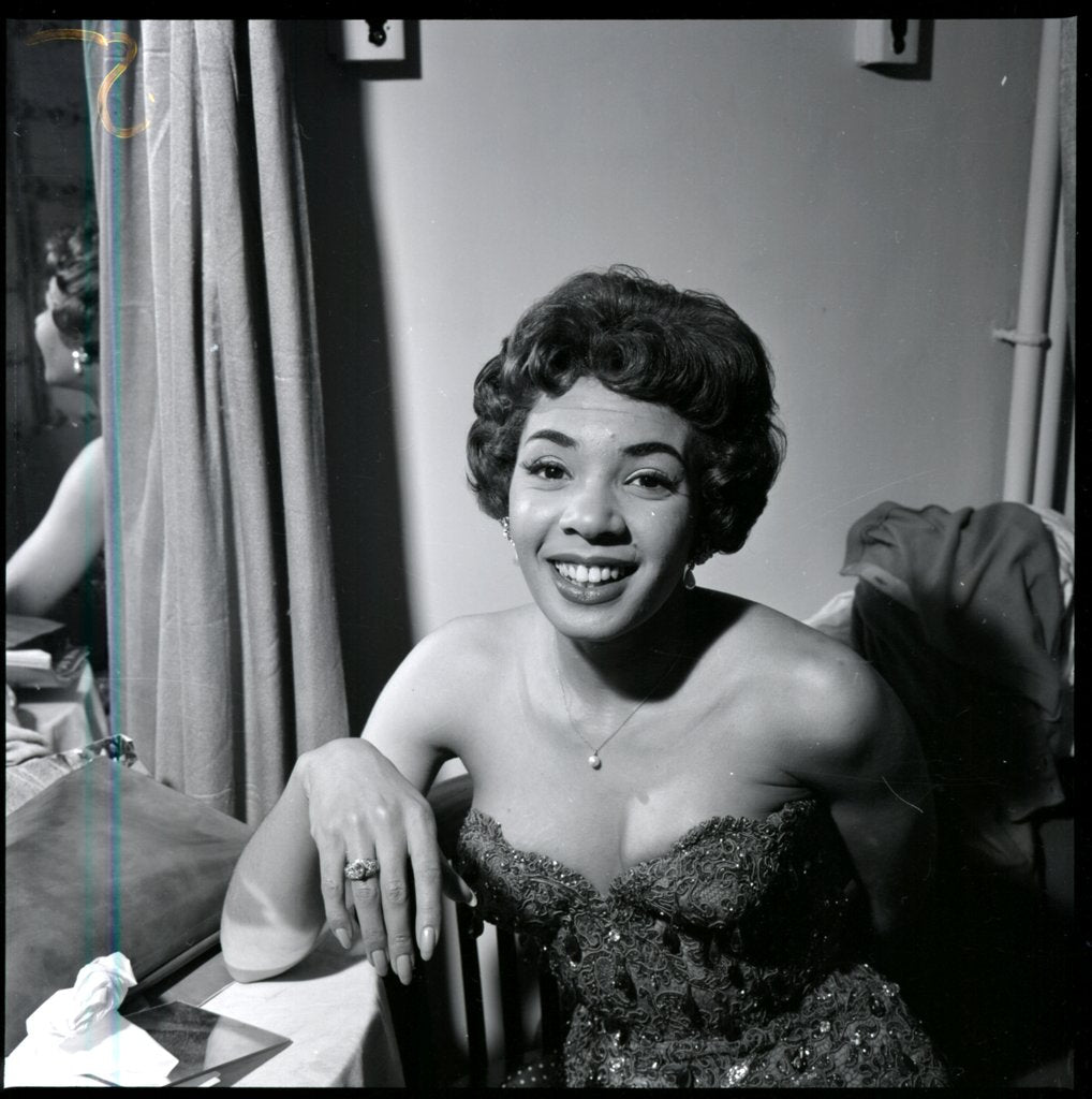 Detail of Shirley Bassey Backstage by Harry Hammond