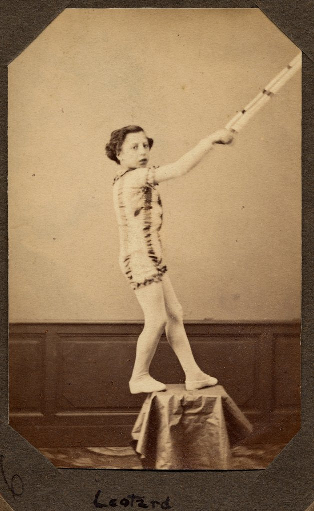 Detail of Jules LÚotard as a child by Anonymous