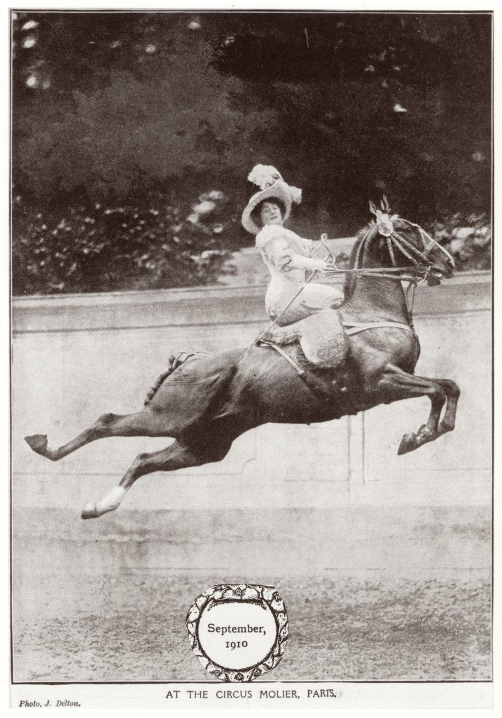Detail of Circus Molier Equestrienne by J. Delton