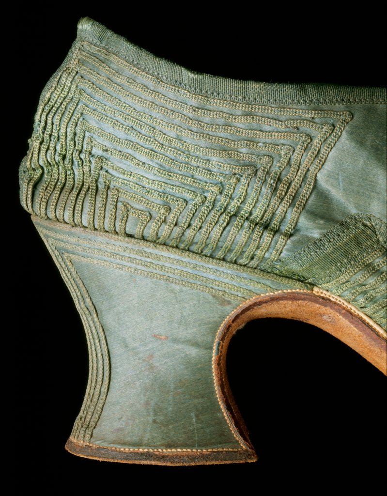 Detail of Shoe, detail. England, early 18th century by Unknown