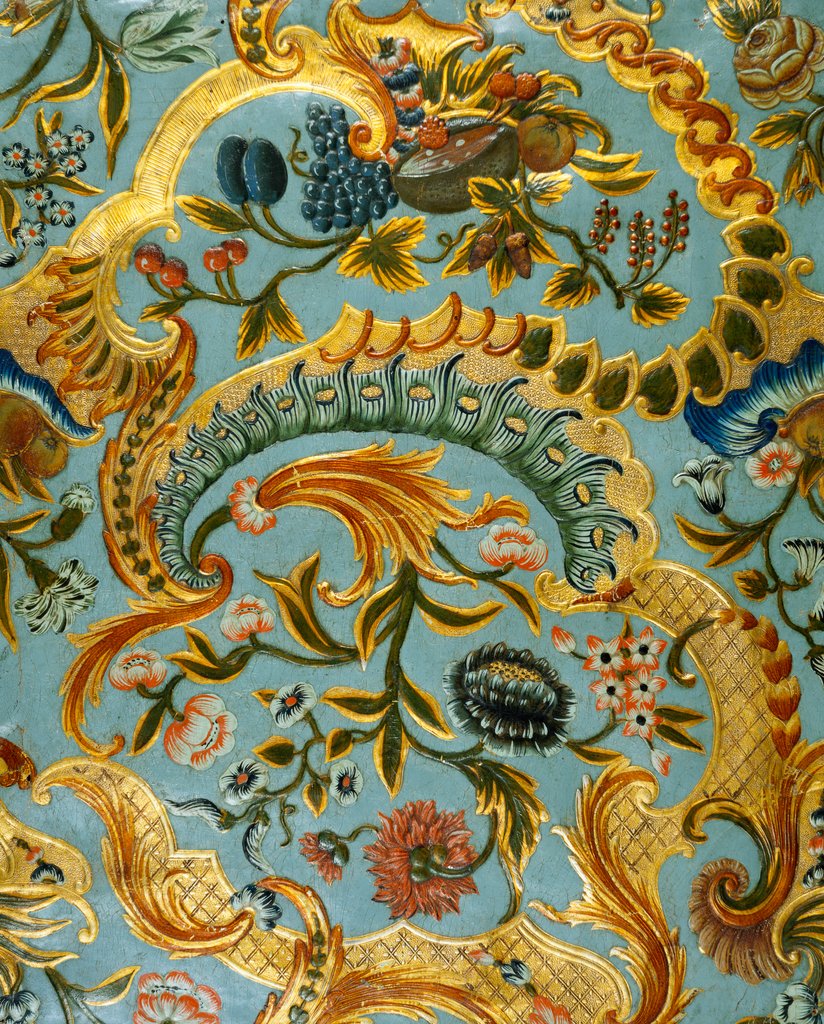 Detail of Panel, detail. Netherlands, mid-18th century by Unknown